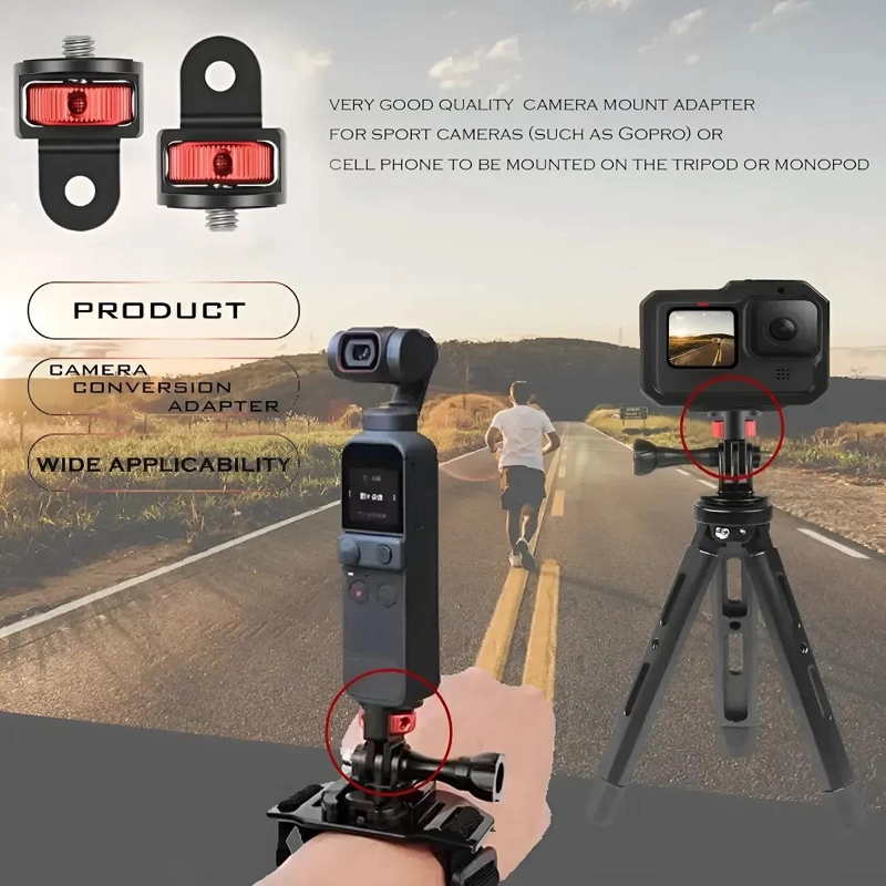 ADAPTADOR GIRATORIO 360 PARA CAMARAS DEPORTIVAS - 4