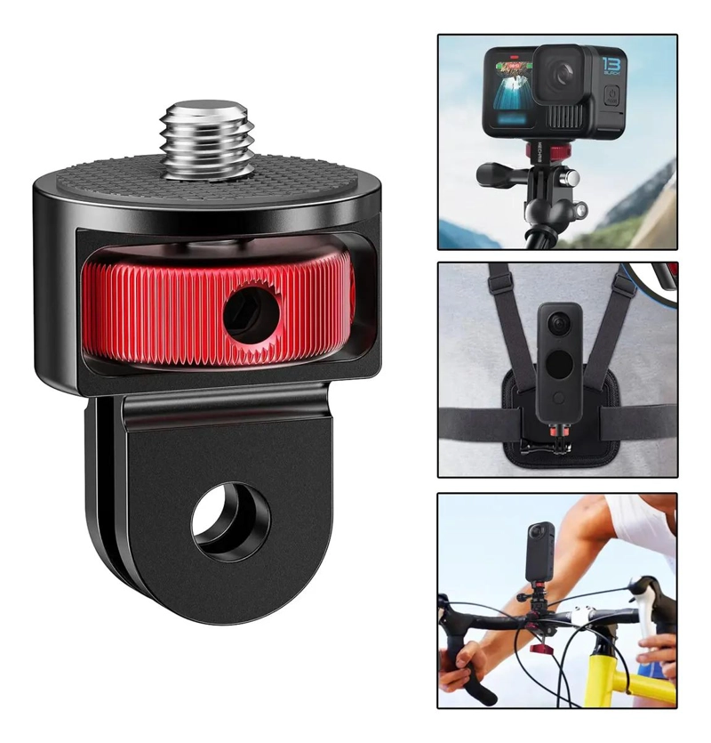 ADAPTADOR DE TRIPODE DE 1/4 PARA CAMARAS Y DISPOSITIVOS - 1