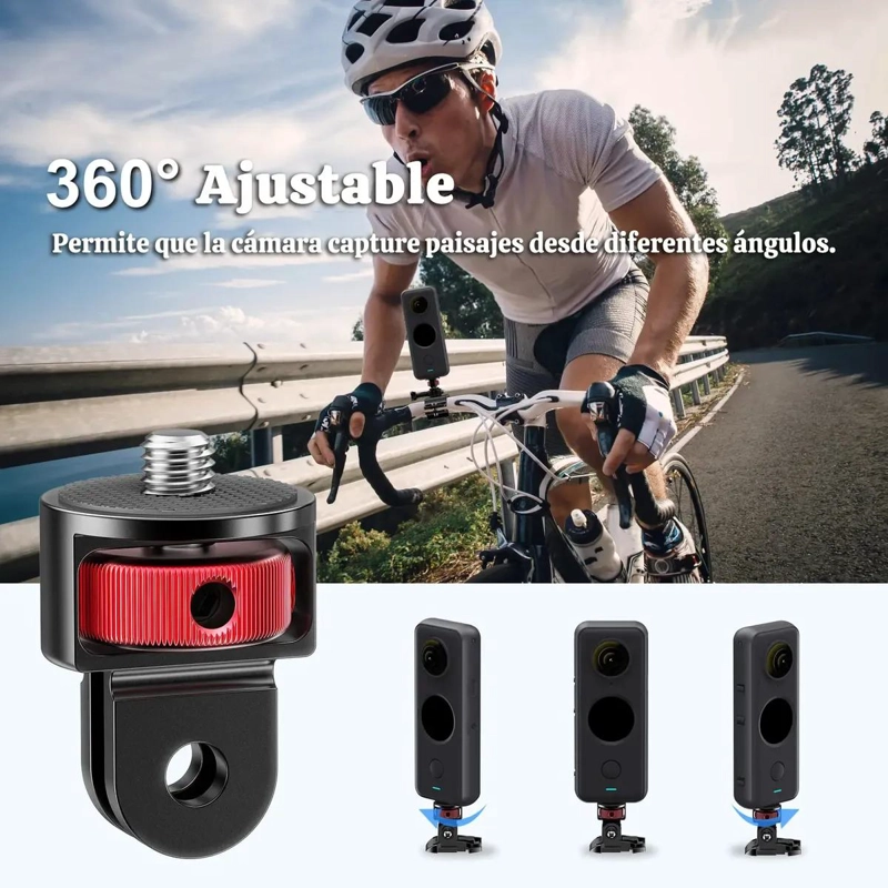 ADAPTADOR DE TRIPODE DE 1/4 PARA CAMARAS Y DISPOSITIVOS - 4