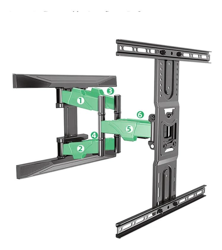 SOPORTE DE PARED ARTICULADO PARA TELEVISORES DE 45 A 75 PULGADAS - 4