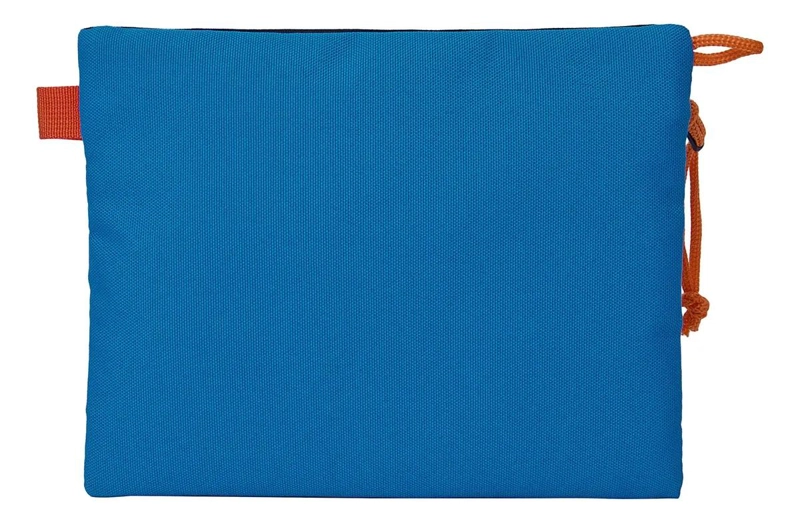 ESTUCHE UNISEX URBANO COLOR AZUL CON CIERRE PRACTICO - 5