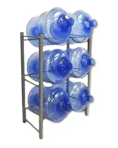 ESTANTE ORGANIZADOR PARA 6 BOTELLONES DE AGUA DE 20 LITROS - 1