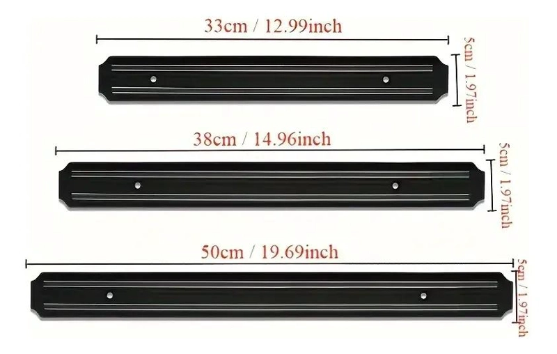 SOPORTE MAGNE TICO PARA CUCHILLOS DE COCINA 33CM - 2