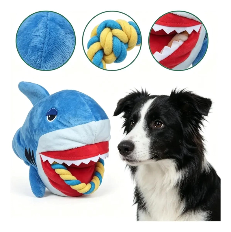 TITERE INTERACTIVO DE MANO PARA PERROS CON CUERDA RESISTENTE - 1