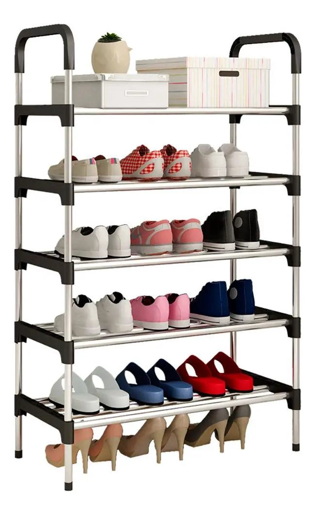 ORGANIZADOR DE ZAPATOS ARMABLE PARA 15 PARES CON ESTANTES - 1