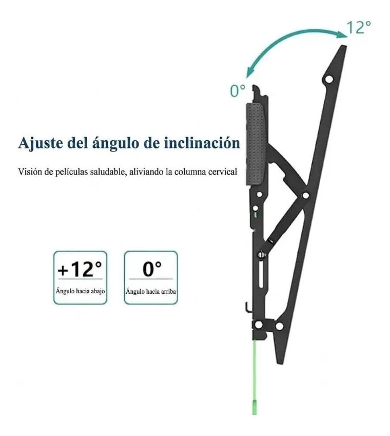 SOPORTE DE MURO INCLINABLE PARA TV DE 32 A 75 PULGADAS - 3