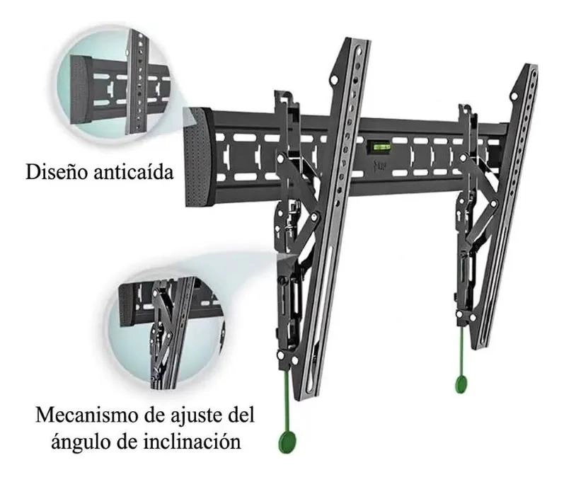 SOPORTE DE MURO INCLINABLE PARA TV DE 32 A 75 PULGADAS - 4