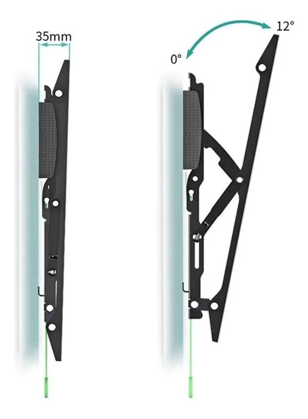 SOPORTE DE MURO INCLINABLE PARA TV DE 32 A 75 PULGADAS - 5