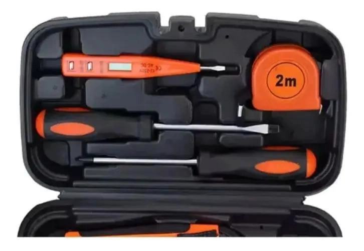 KIT DE HERRAMIENTAS EN MALETIN NEGRO - 5