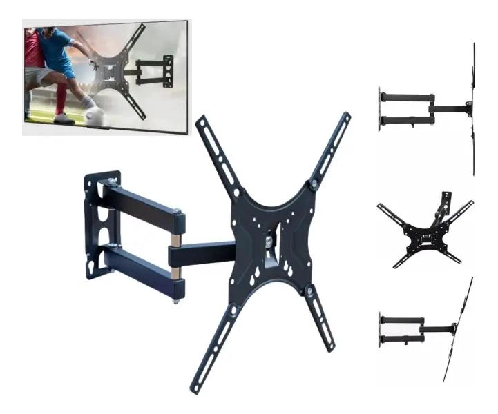 SOPORTE DE PARED PARA TELEVISORES DE 14 A 55 PULGADAS CON BRAZO MOVIL - 9