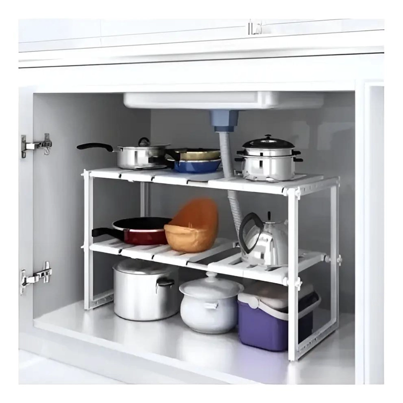 ESTANTE ORGANIZADOR MULTIUSO PARA COCINA Y HOGAR - 8