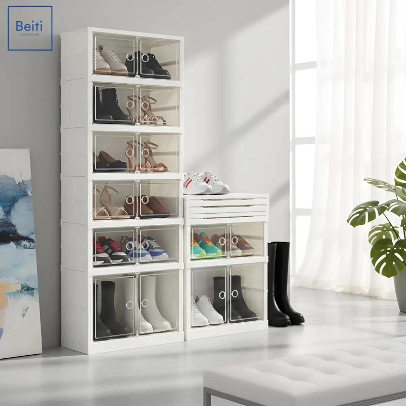 ZAPATERA PLEGABLE ORGANIZADOR 6 NIVELES Y 12 COMPARTIMENTOS - 4