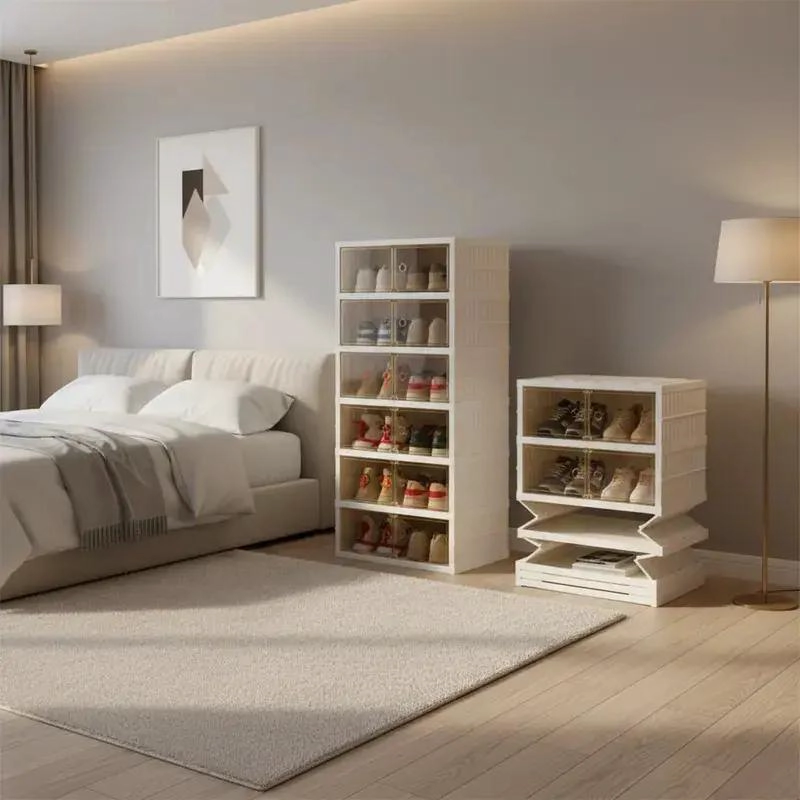 ZAPATERA PLEGABLE ORGANIZADOR 6 NIVELES Y 12 COMPARTIMENTOS - 7