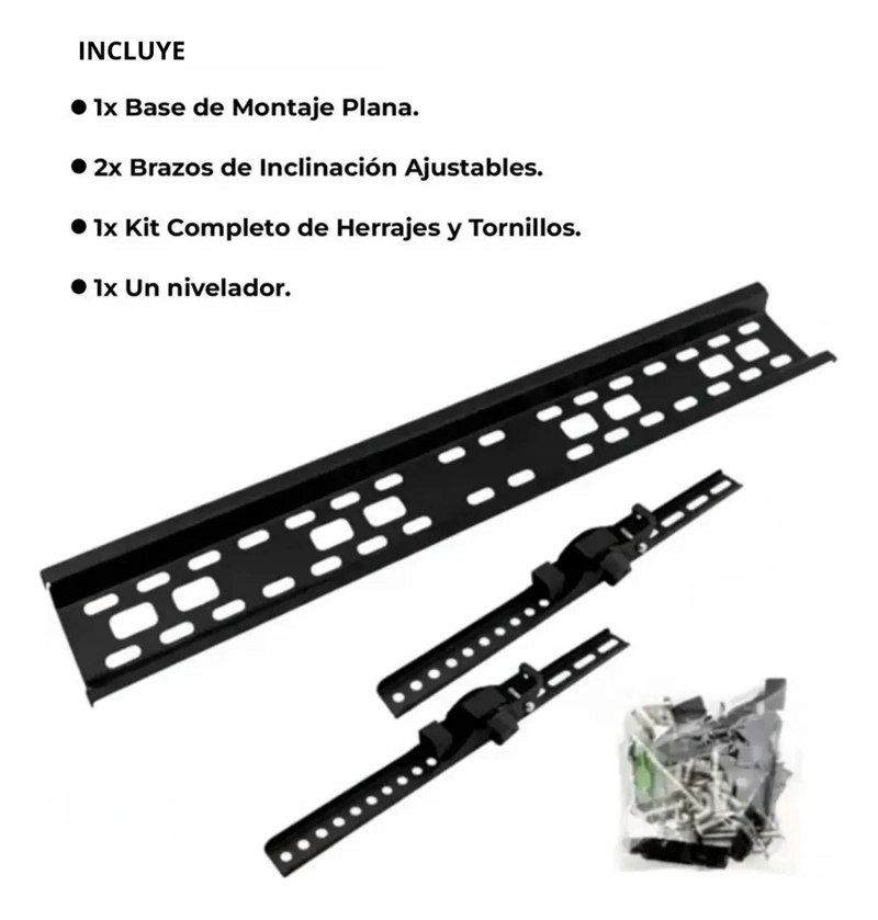SOPORTE DE PARED INCLINABLE PARA TELEVISORES DE 32 A 70 PULGADAS - 6