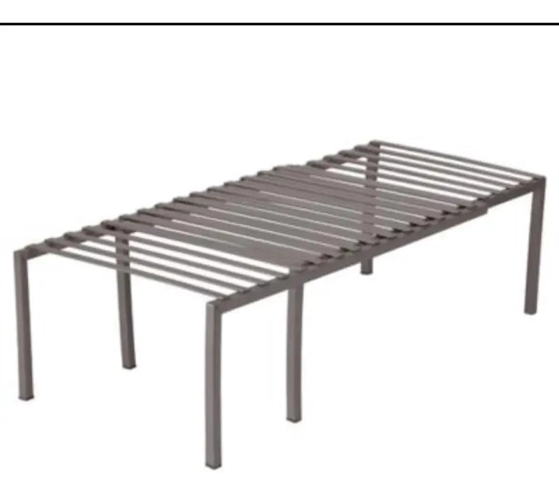 REPISA ORGANIZADORA EXTENSIBLE DE ACERO PARA COCINA GRIS - 2