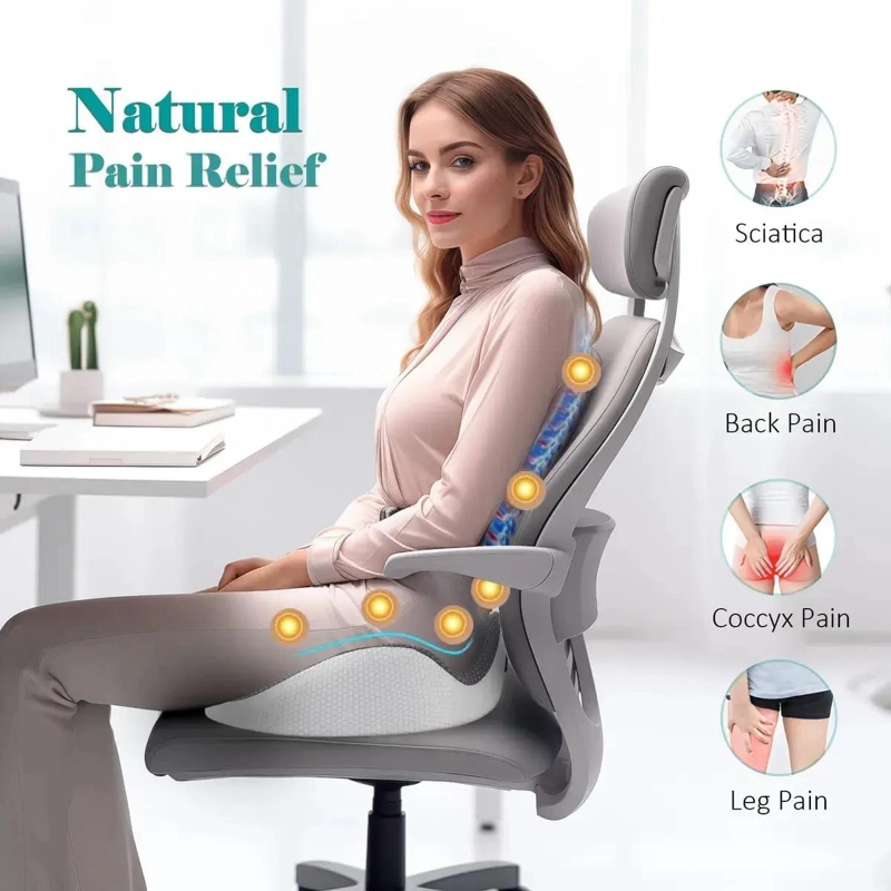 COJIN ERGONOMICO PARA SILLA DE OFICINA Y COCHE - 5