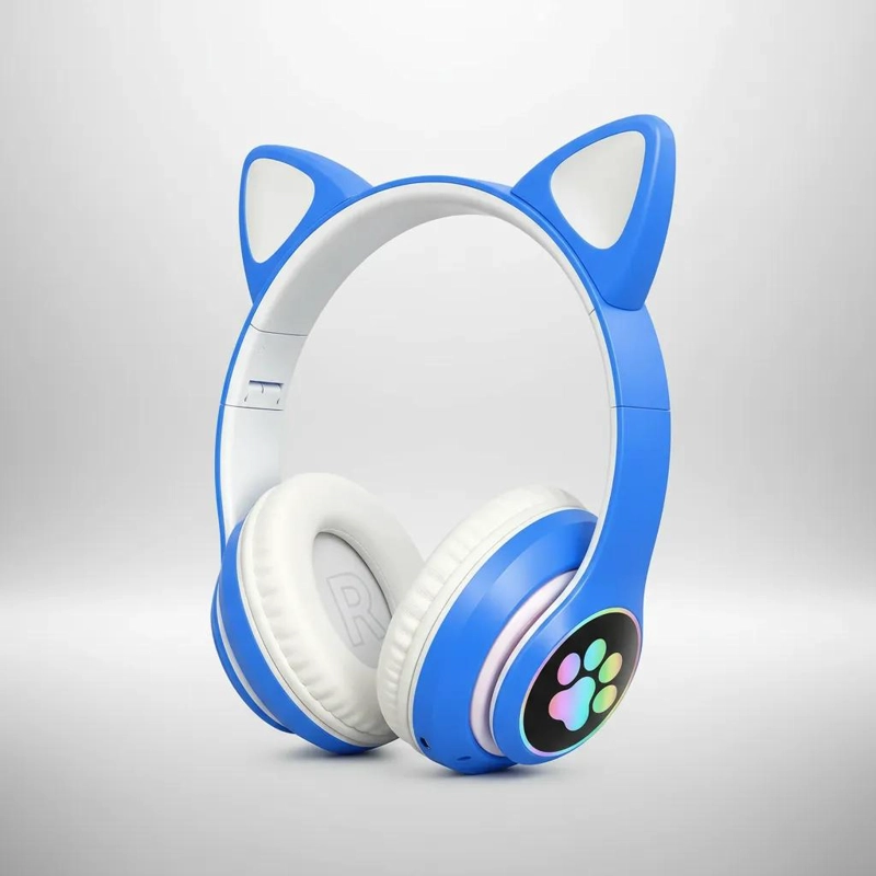 AUDIFONOS INALAMBRICOS CAT EARS CON ILUMINACION LED RGB - 8