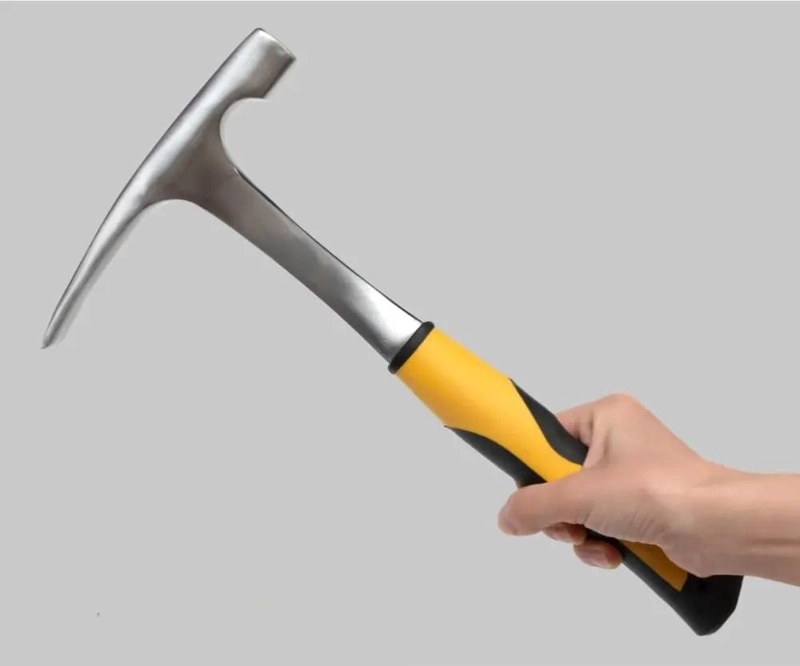 MARTILLO GEOLOGICO AMARILLO 33X17CM 875G CON MANGO ANTIDESLIZANTE - 3