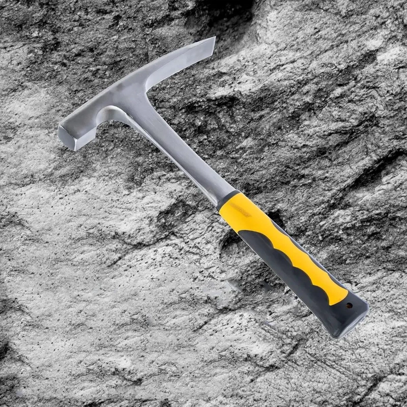 MARTILLO GEOLOGICO AMARILLO 33X17CM 875G CON MANGO ANTIDESLIZANTE - 7
