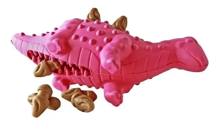 JUGUETE INTERACTIVO DENTAL PARA PERROS CON DISPENSADOR DE SNACKS - 1