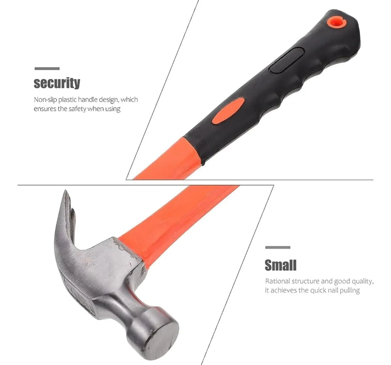 MARTILLO DE CARPINTERO 24OZ CON MANGO ANTIDESLIZANTE DE ACERO - 1