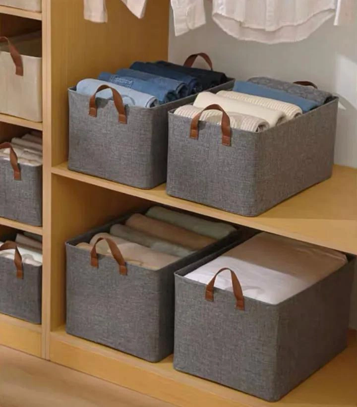 ORGANIZADOR DE GABINETES EN LINO, SET DE 2 UNIDADES - 3
