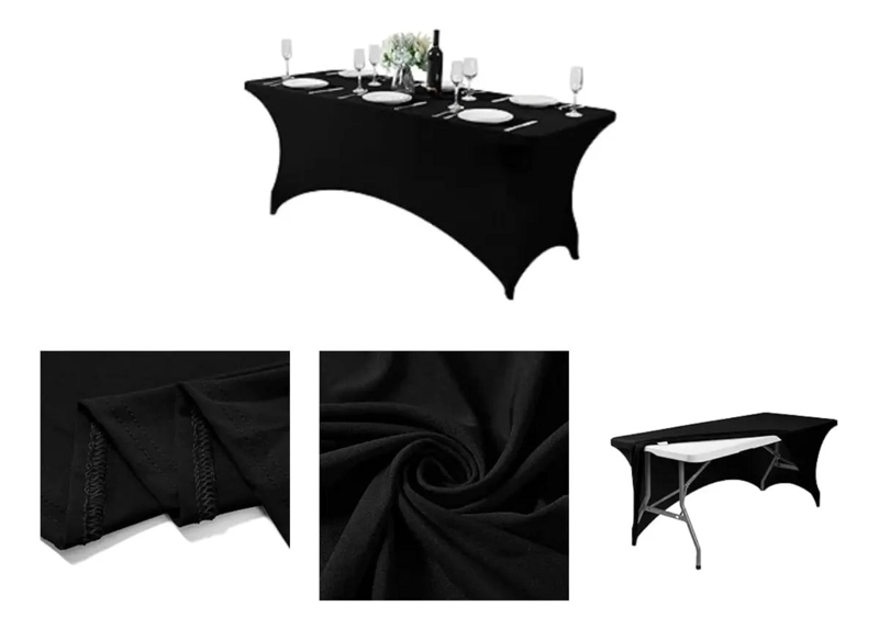 MANTEL SPANDEX RECTANGULAR PARA MESA PLEGABLE 183X76 CM - 6