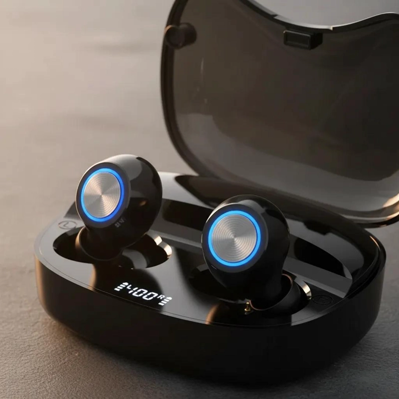 AUDIFONOS INALAMBRICOS BLUETOOTH TRUE WIRELESS CON ESTUCHE DE CARGA - 1