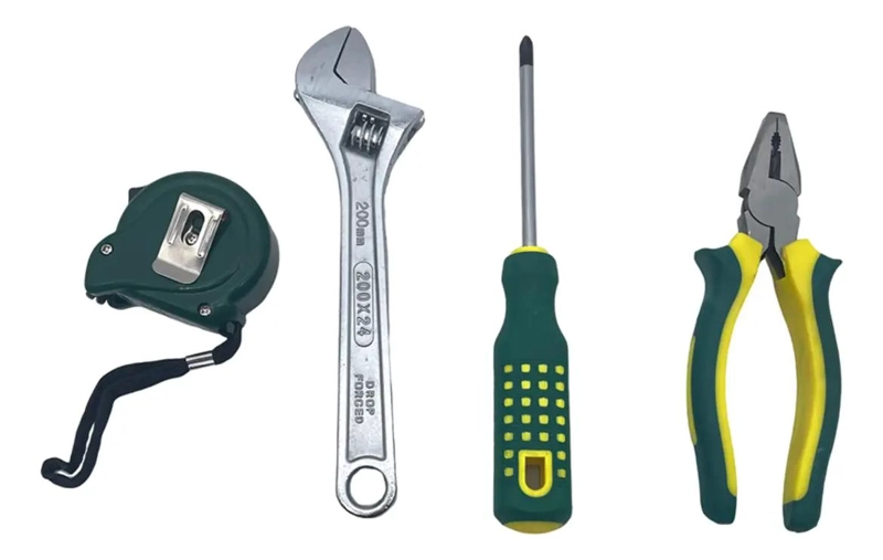 JUEGO DE 4 HERRAMIENTAS DOME STICAS PARA REPARACIONES Y MEDICION - 2