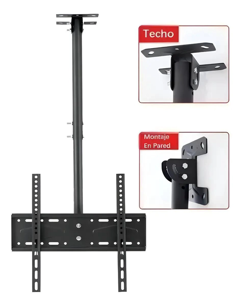 SOPORTE DE TECHO AJUSTABLE PARA PANTALLAS DE 26 A 60 PULGADAS - 4