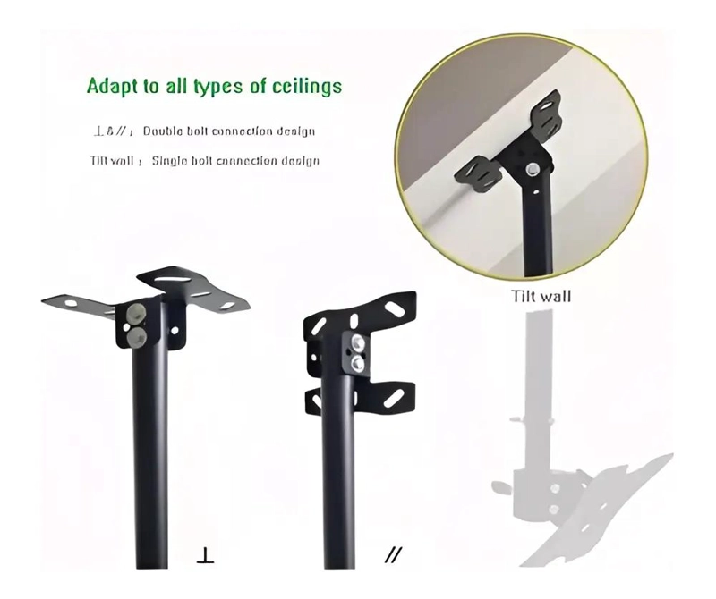 SOPORTE DE TECHO AJUSTABLE PARA PANTALLAS DE 26 A 60 PULGADAS - 5