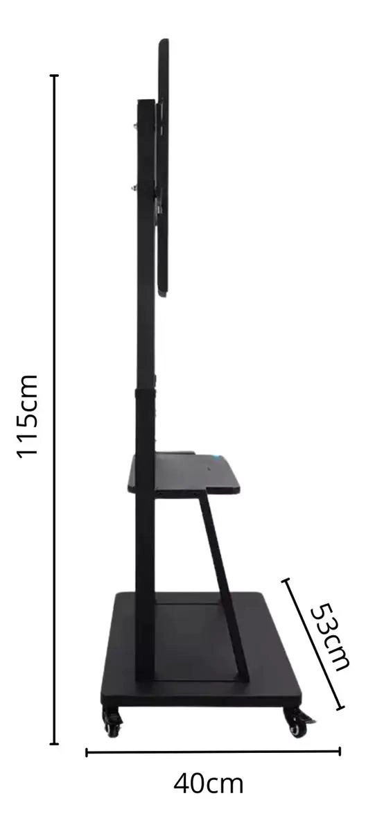 SOPORTE MOVIL PARA TV CON RUEDAS PARA PANTALLAS DE 32 A 55 PULGADAS - 7