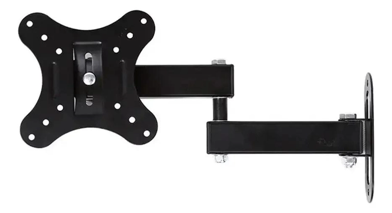 SOPORTE MOVIL PARA TV Y MONITOR DE 10 A 32 PULGADAS EN COLOR NEGRO - 5
