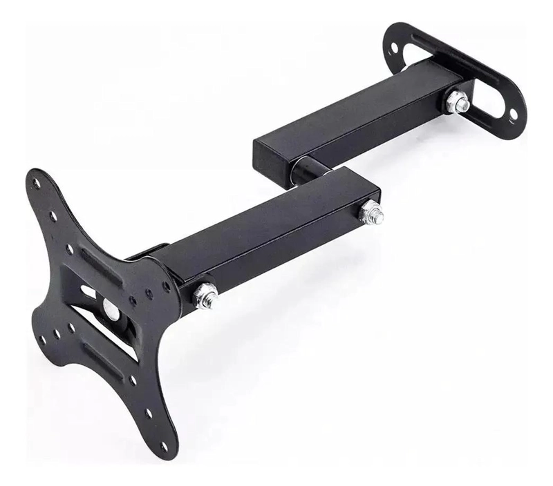 SOPORTE MOVIL PARA TV Y MONITOR DE 10 A 32 PULGADAS EN COLOR NEGRO - 9