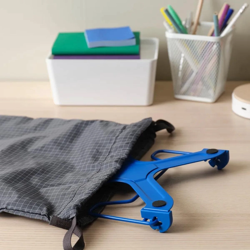 SOPORTE PLEGABLE PARA NOTEBOOK DE ACERO AZUL - 4