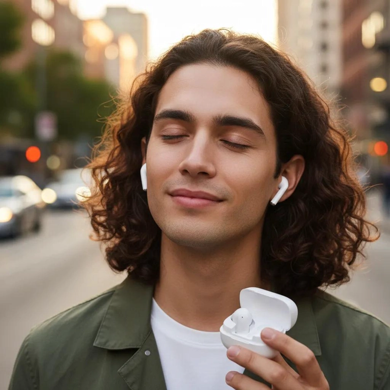 AUDIFONOS INALAMBRICOS BLUETOOTH CON CANCELACION DE RUIDO - 5