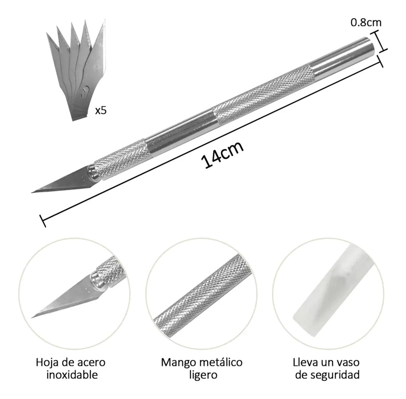 KIT DE MAQUETAS 26 PIEZAS CON HERRAMIENTAS - 3