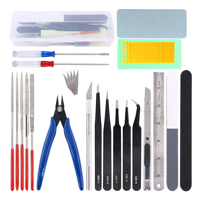 KIT DE MAQUETAS 26 PIEZAS CON HERRAMIENTAS - 6