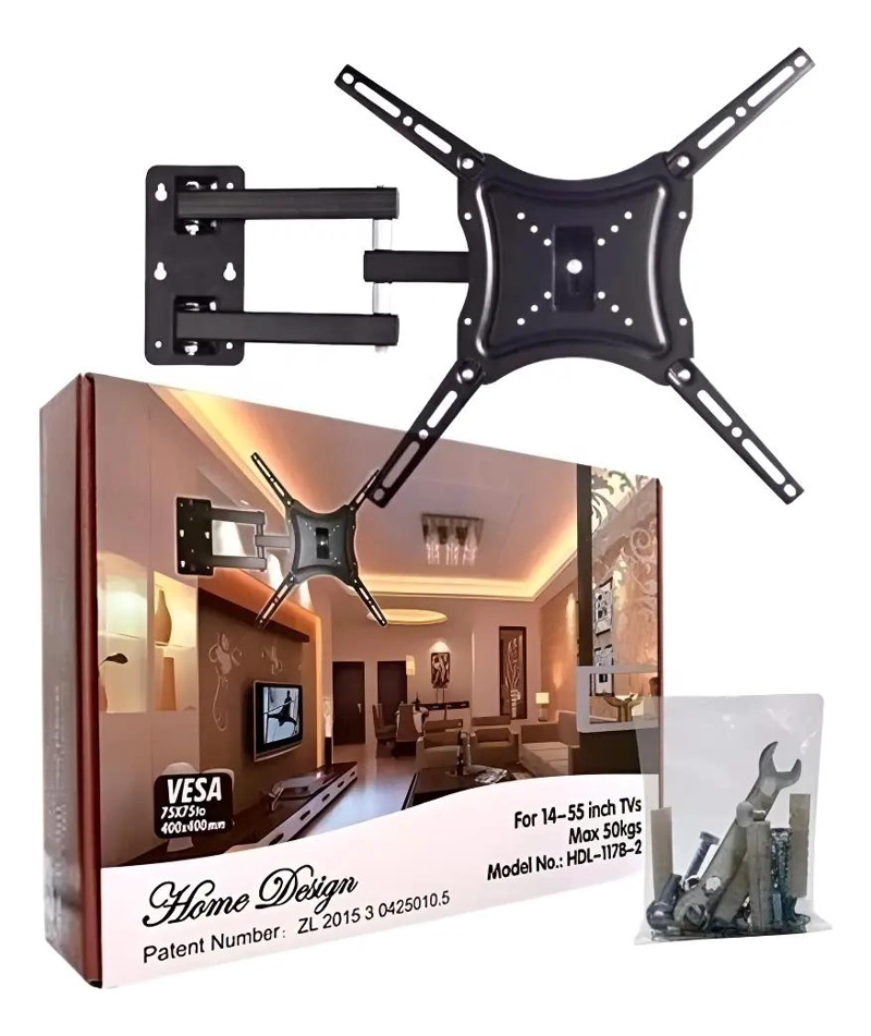 SOPORTE DE TELEVISOR CON BRAZO PARA PANTALLAS DE 14 A 55 PULGADAS - 1