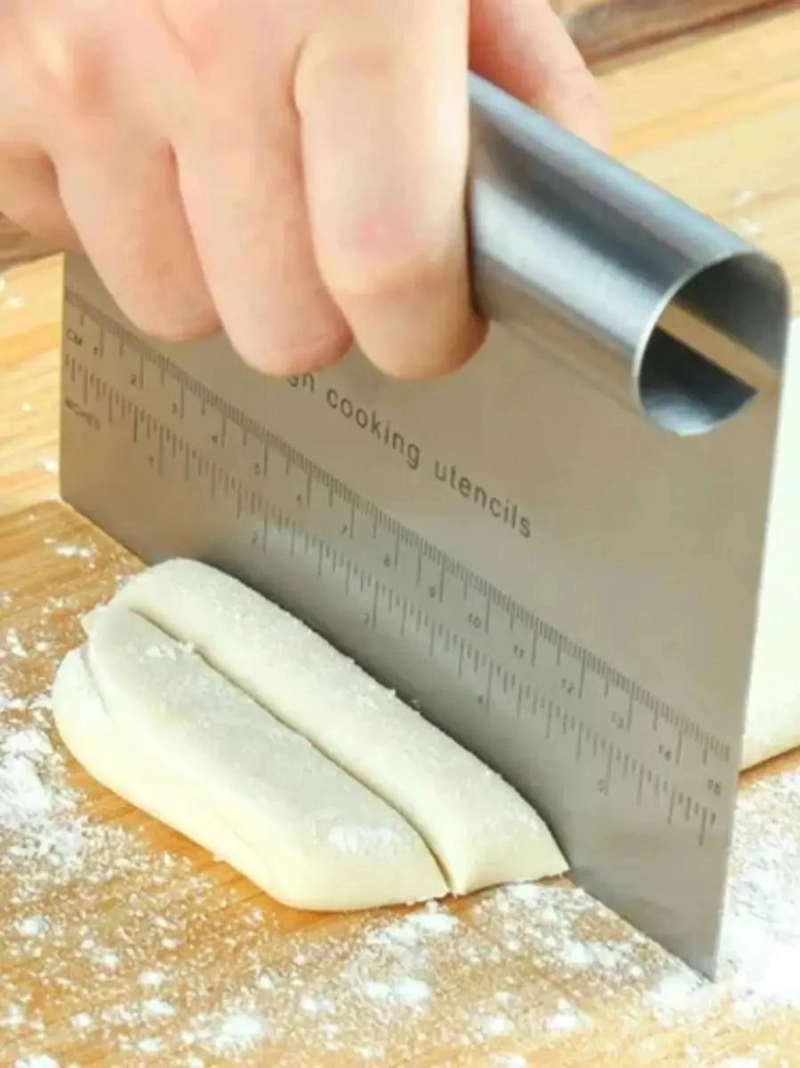 ESPATULA ALISADORA DE ACERO INOXIDABLE PARA PASTELES Y MASAS 21 CM - 4