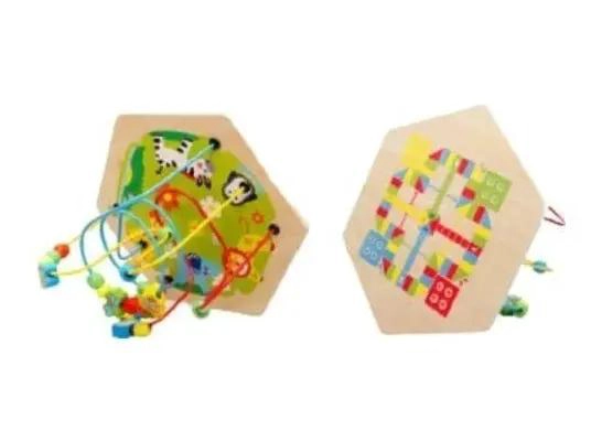 CUBO DE MADERA MONTESSORI EDUCATIVO PARA NIÑOS DE 6 LADOS - 7
