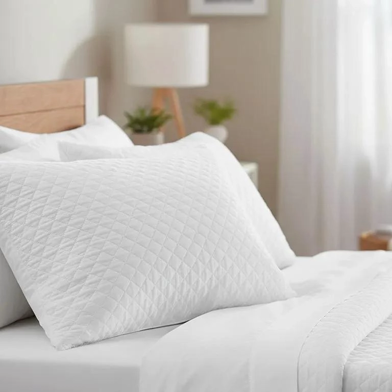PROTECTOR DE ALMOHADA IMPERMEABLE 50X70 CM CON PROPIEDADES ANTIACAROS - 3