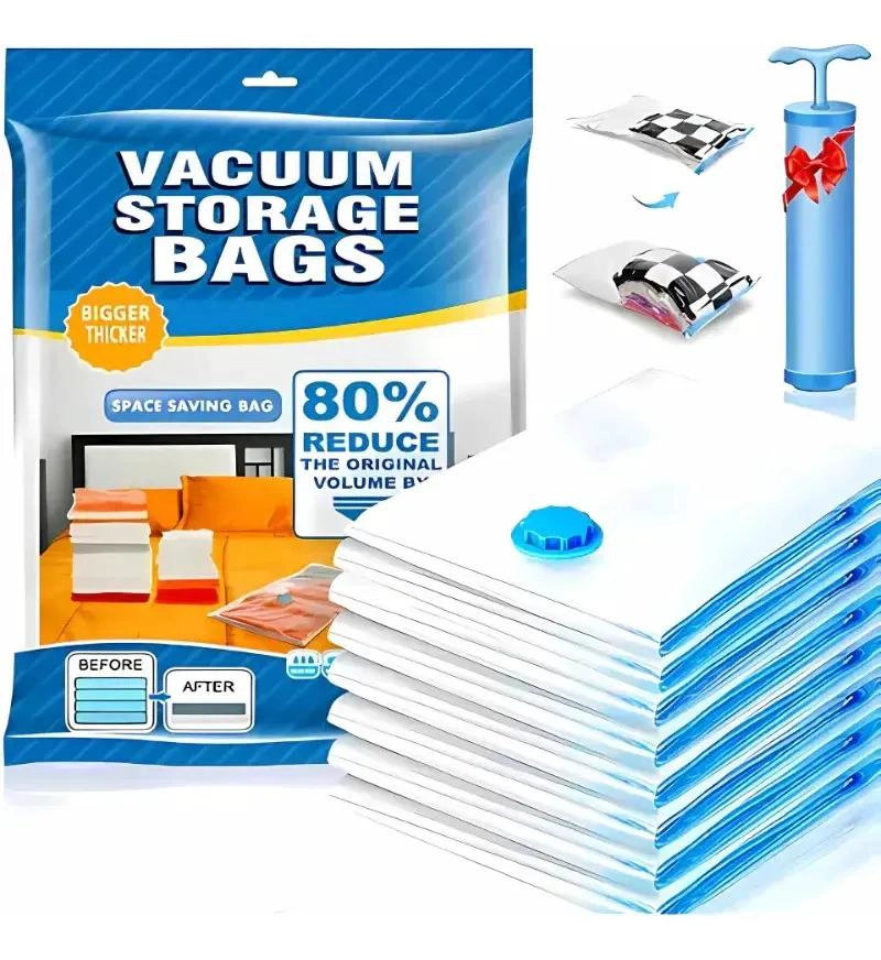 PACK DE 8 BOLSAS AL VACIO PARA ALMACENAMIENTO EFICIENTE - 1