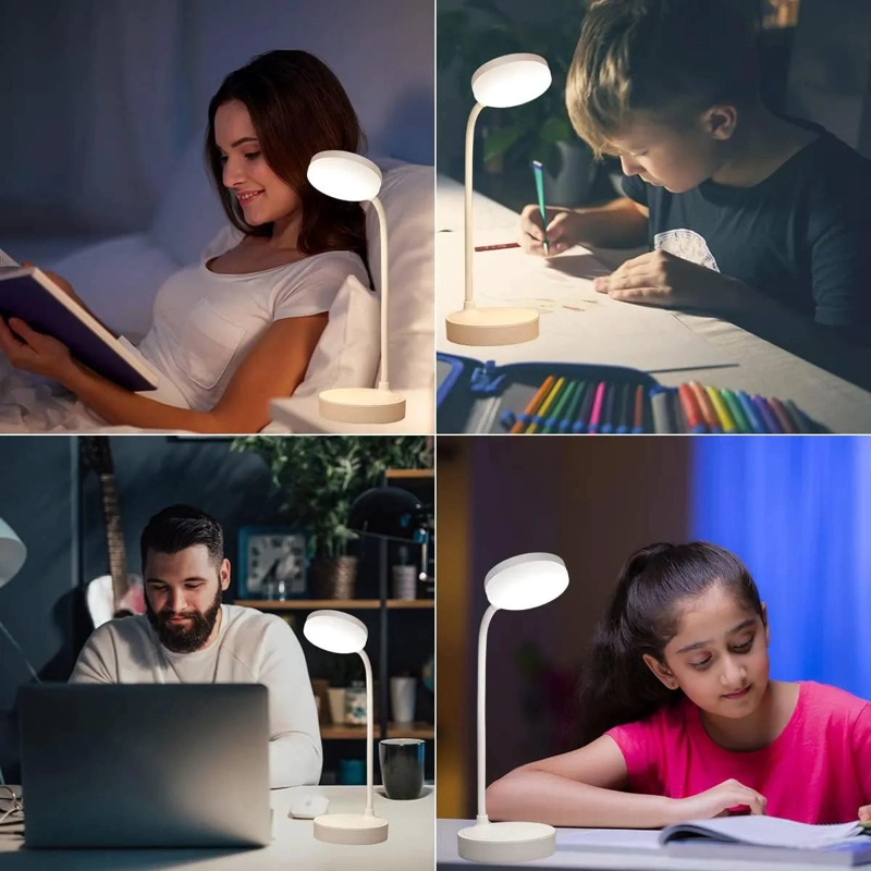 LAMPARA DE ESCRITORIO LED PORTATIL CON LUZ NATURAL Y USB - 10