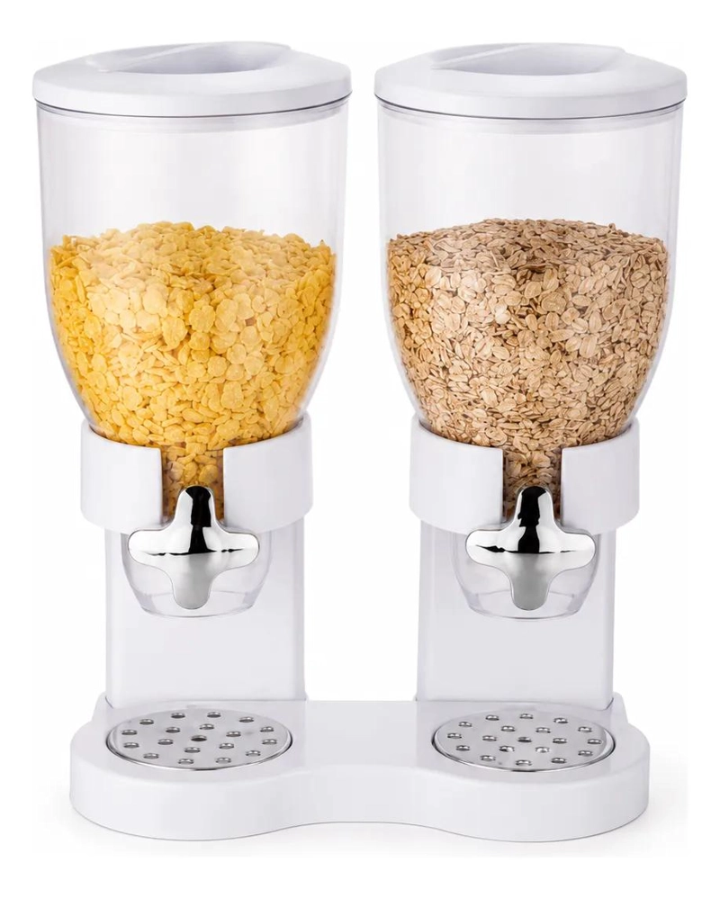 DISPENSADOR DOBLE DE CEREALES Y GRANOS PARA COCINA - 3