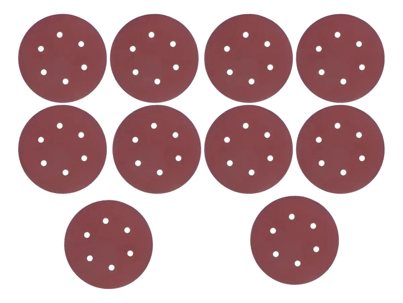 DISCO LIJA VELCRO 225MM GRANO 120 PACK 10 UNIDADES - 1