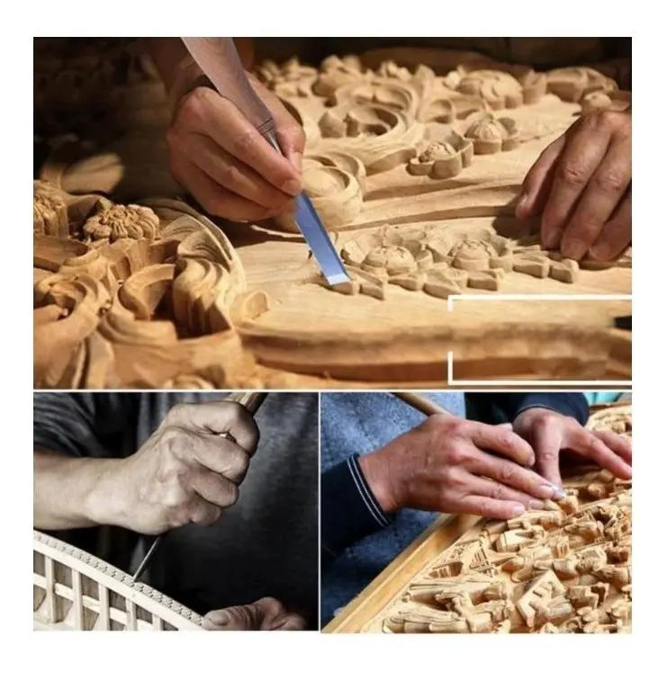 PACK DE 12 CINCELES PARA TALLAR MADERA - 3