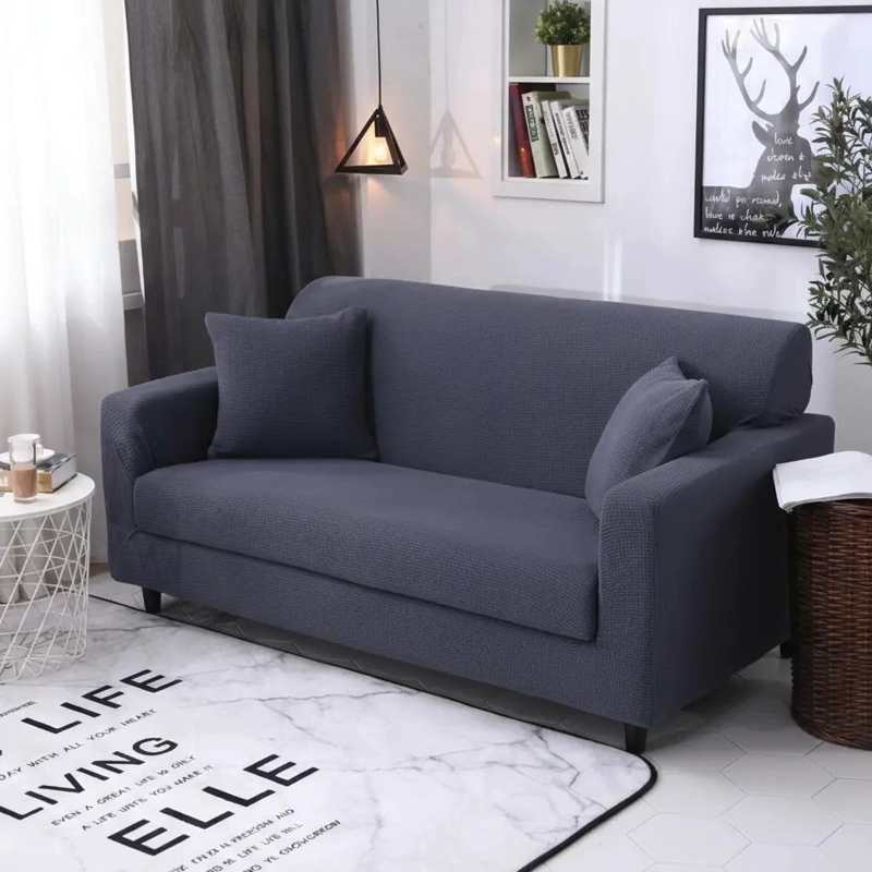 FUNDA PROTECTORA PARA SOFA DE 2 CUERPOS CON ESTILO - 3