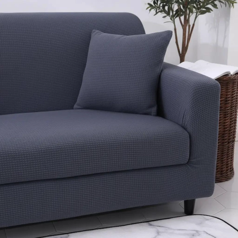 FUNDA PROTECTORA PARA SOFA DE 2 CUERPOS CON ESTILO - 9