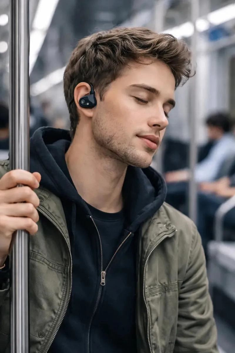AUDIFONOS BLUETOOTH IMPERMEABLES PARA DEPORTISTAS CON SONIDO POTENTE - 3